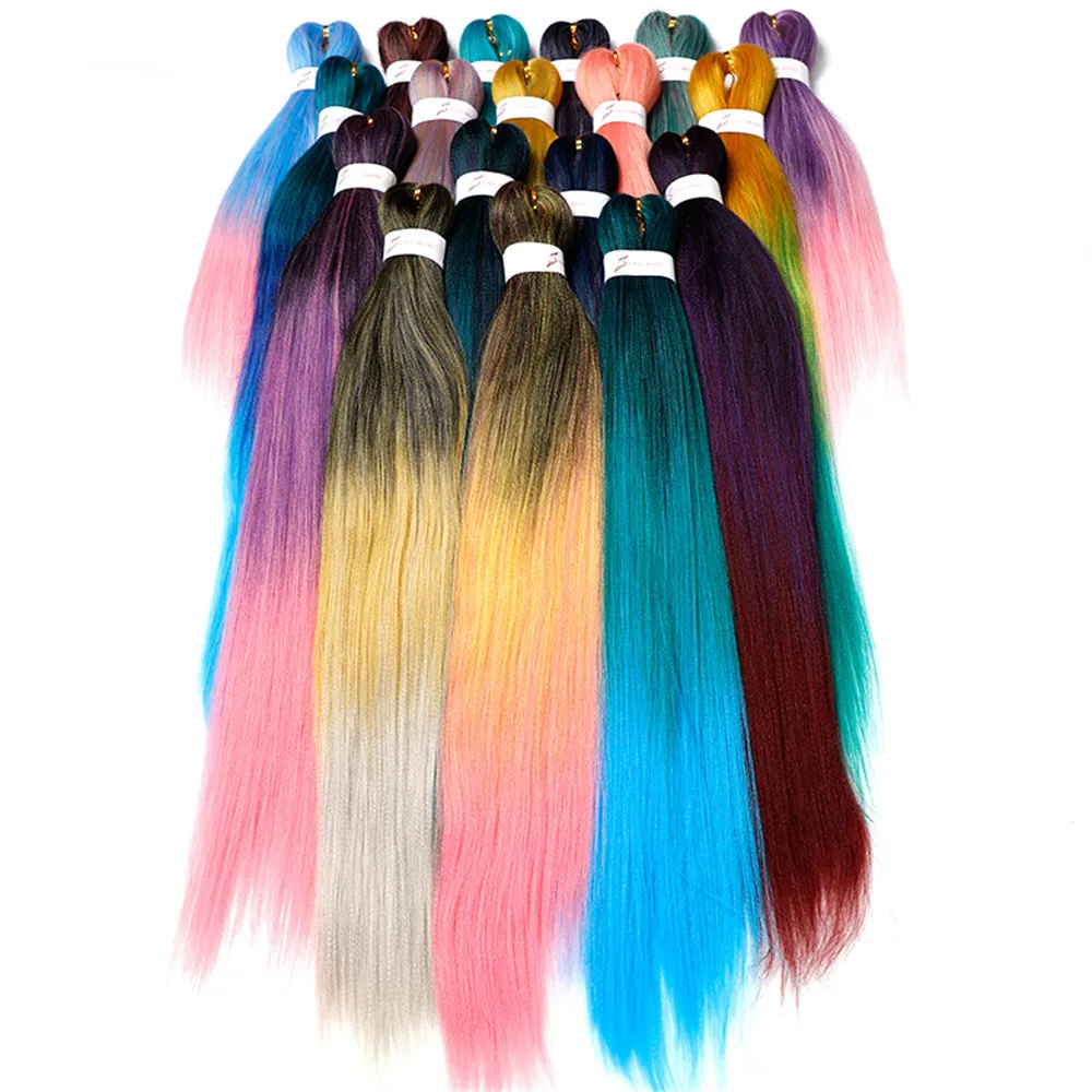 
easy braid color yaki colourful ombre afro hot water 84inch black african 26 braiding hair wholesale synthetic hair color braids 