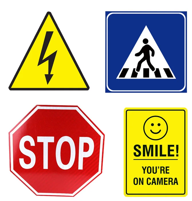 High quality floor building access safety signs warning sign