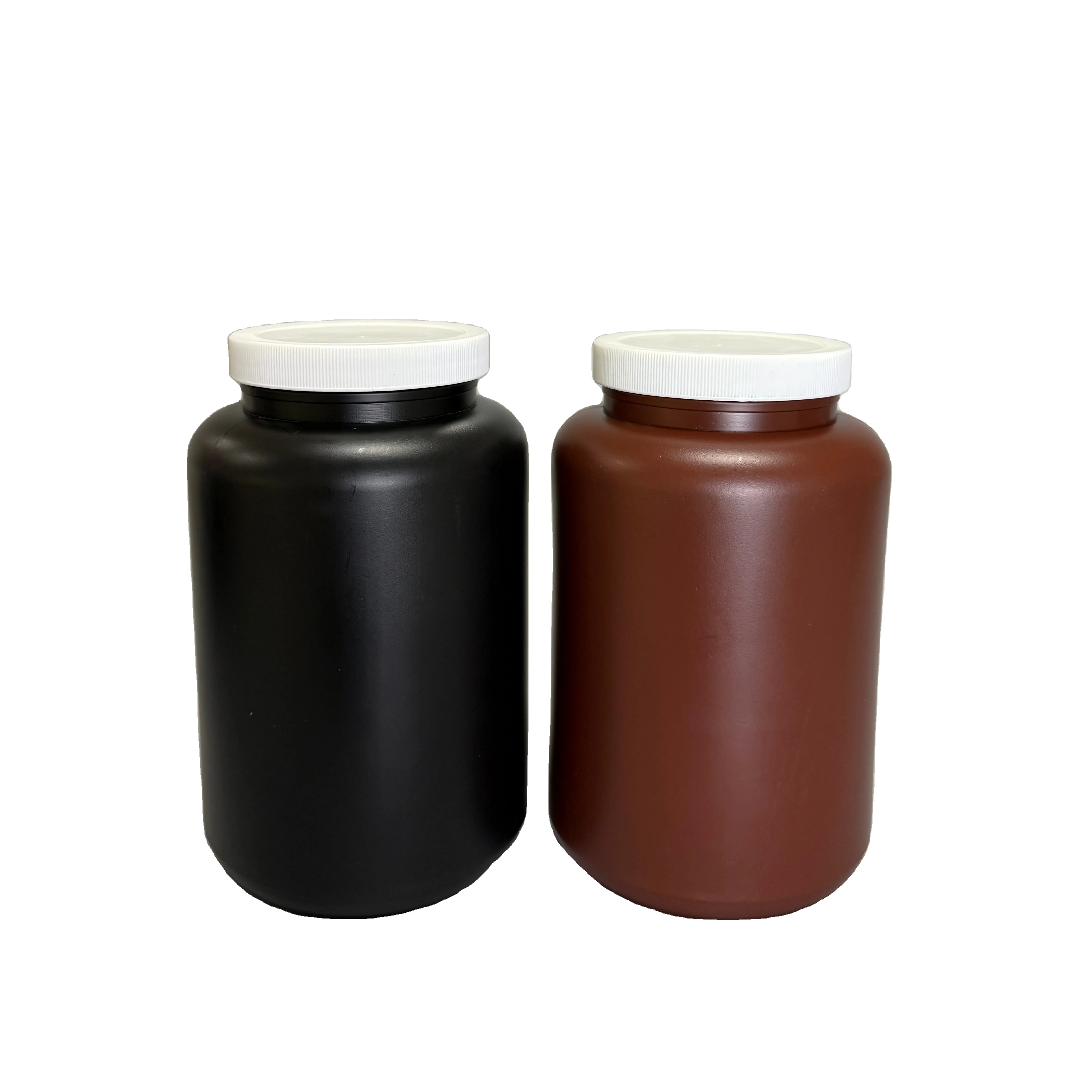 Wholesale Custom Big Bottle Empty Plastic Whey Protein Powder Jars Laboratory Reagent Bucket