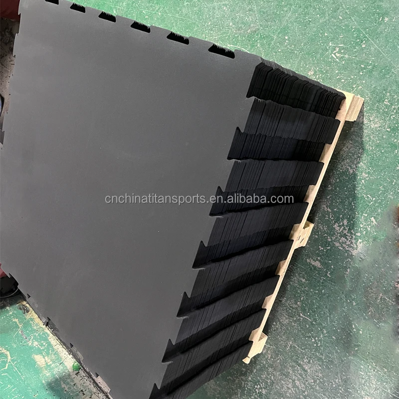High Density Non Toxic Interlocking Gym Rubber Flooring Puzzle Rubber mat