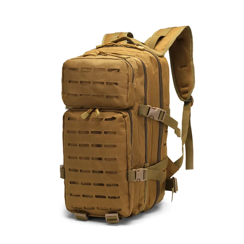 1201 Custom Wholesale OEM Camouflage Outdoor Mountain Climbing Tactical Blank Black Mens Work Backpack