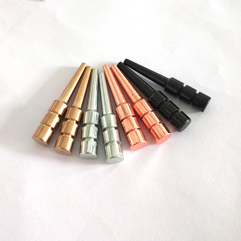 JXCP008, оптовая продажа, модные колышки для доски cribbage с 1/8 отверстиями, черная, латунь, медь, серебро