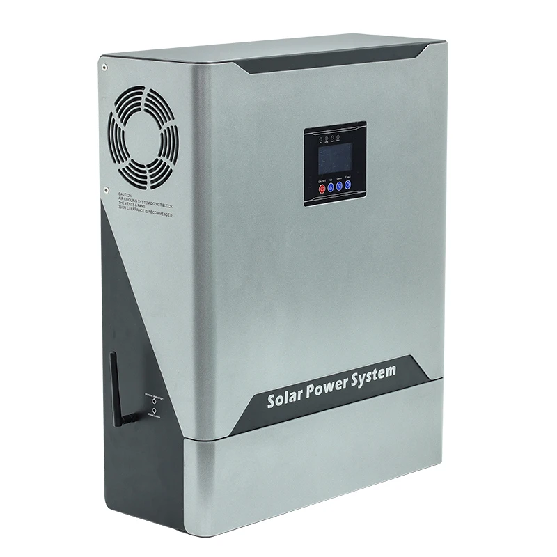 2KW 24V/48V гибридная электро инверторов со встроенным 60A слежением за максимальной точкой мощности Солнечный контроллер заряда для домашнего