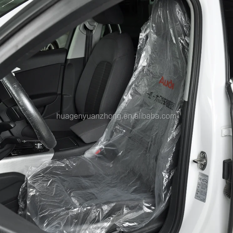 hot sale plastic car seat cover/Best price white disposable car seat cover