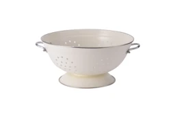 Stainless steel Colander Set, Pasta Strainer Basket with Handles,Coated enameled  for washing vegetable fruit in the  Kitchen