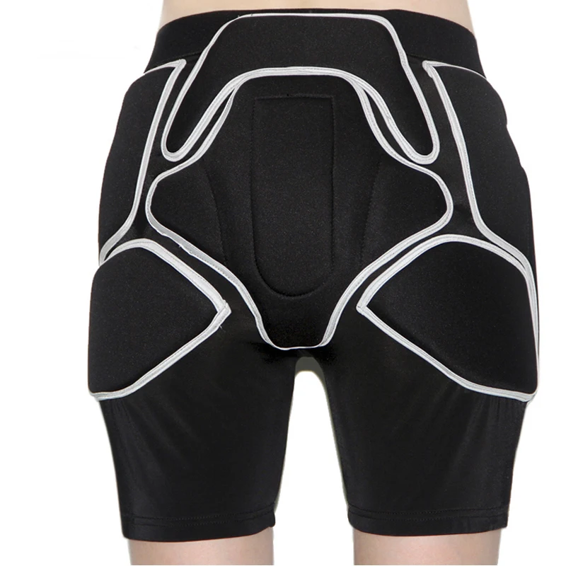 Men Women Hip Butt Compression Padding Protection Snowboard Skate Ski Protective Shorts for Cycling Skiing Skating Skateboard