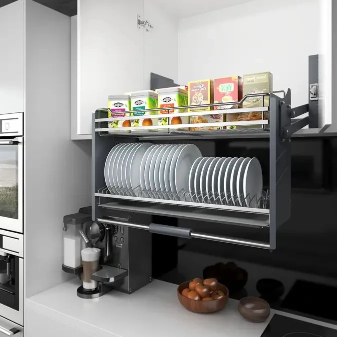 Modern Wire Baskets Kitchen Cabinets Basket Pull Down kitchen cabinet