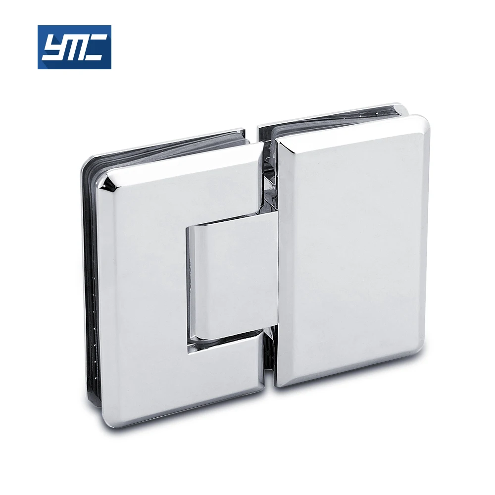 Скрытые самозакрывающиеся гидравлические скрытые стеклянные дверные петли из цинкового сплава с поворотом на 180 градусов для душа