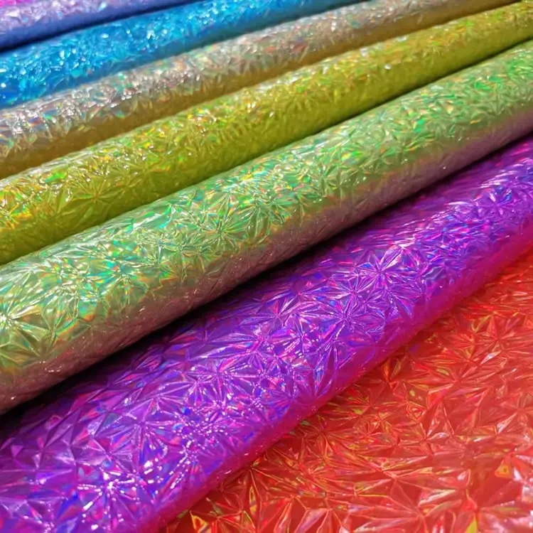 Mix Color golden beach Chunky Glitter Fabric 1.0 mm Sequins Pu glitter leather for bags, shoes, cover, sofa, furniture, pack