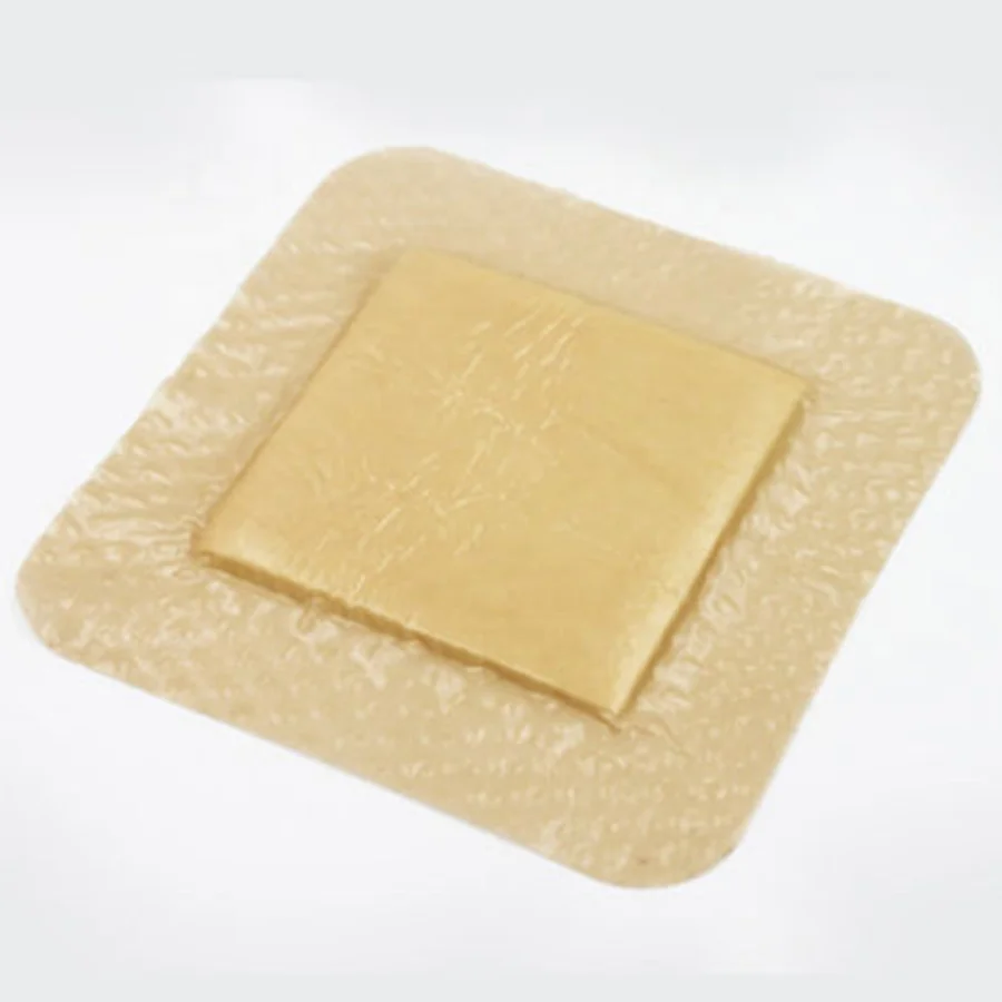 7.5cmx7.5cm Sterile Self-adhesive Soft Wound Dressing With Gentle Border Silicone Foam Dressings