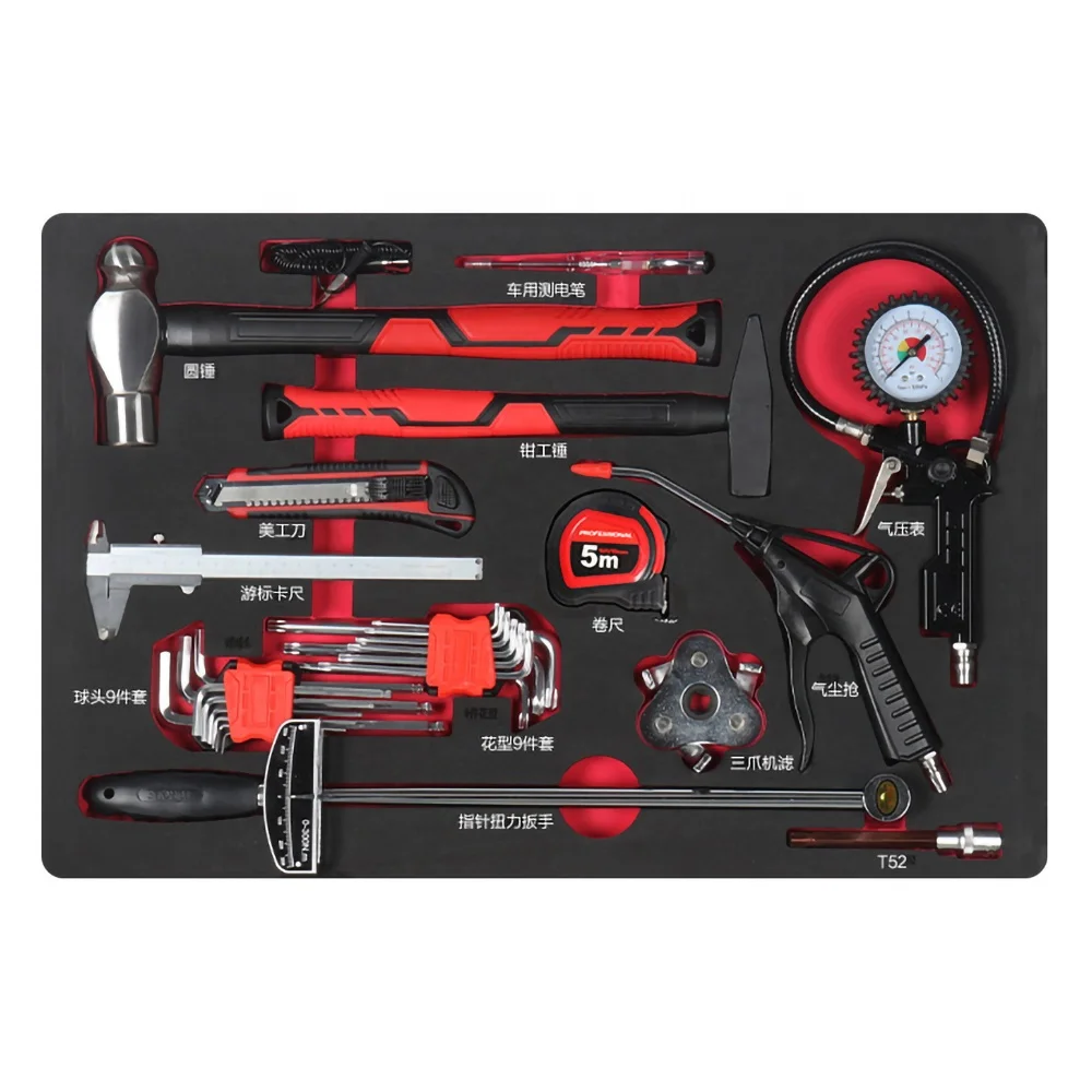 Foam Hardware Tools Set Hammers Pliers Spanners Professional New Mechanics Tool Set