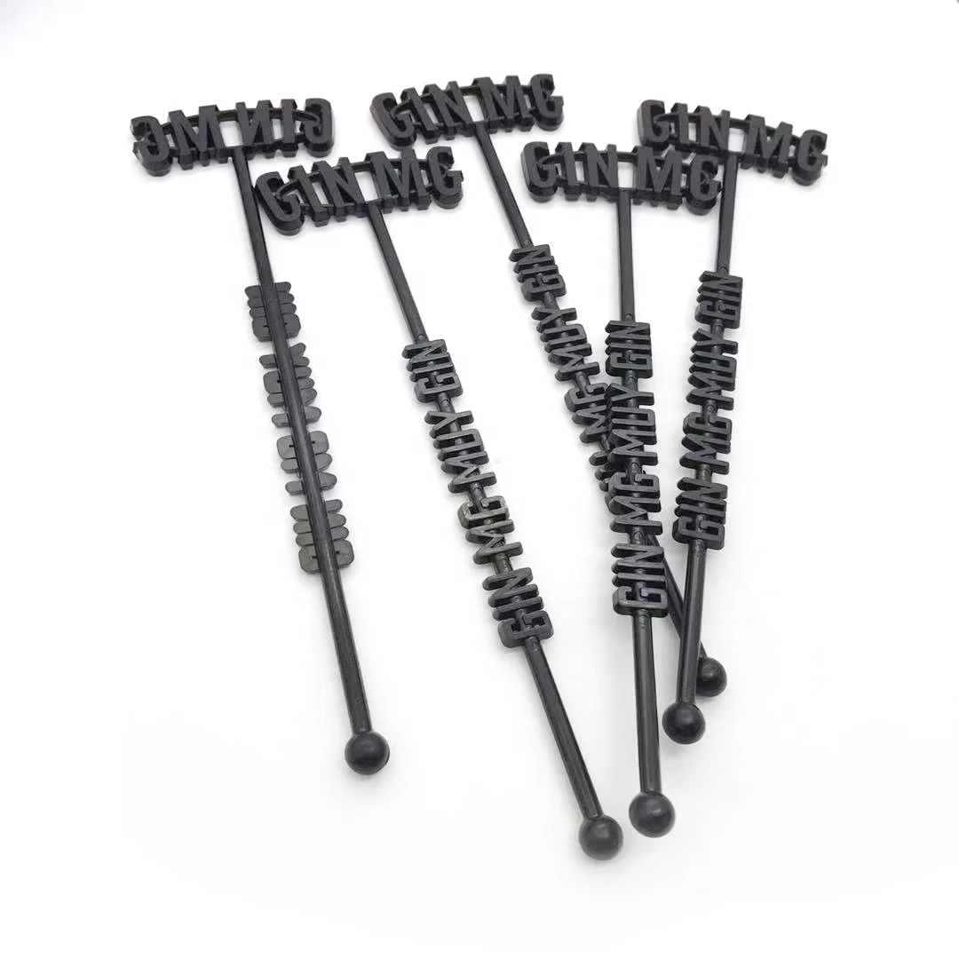 New customized cheap plastic coffee blender stirrer in various shapes