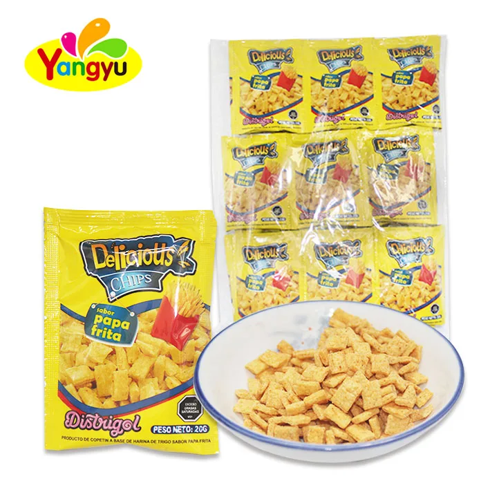 Мини Хрустящие повседневные закуски пышная еда