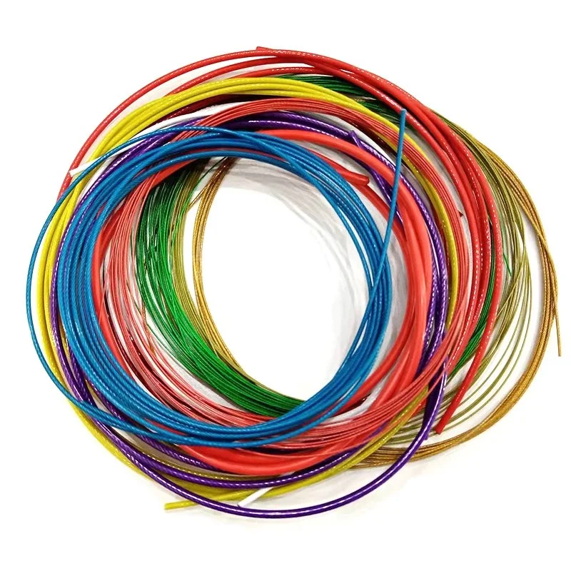 7x7 2mm wire Nylon PVC PA plastic coated stainless steel cable
