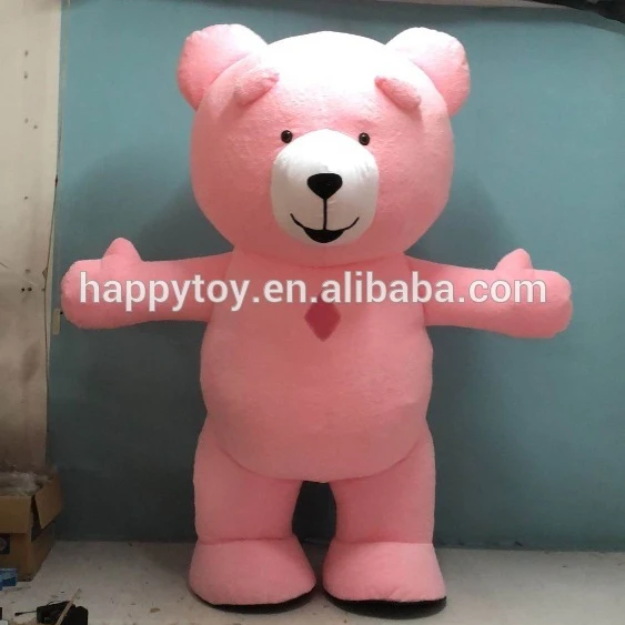 Очаровательный надувной костюм мишки для косплея, плюшевые костюмы, надувной Мишка, костюм-талисман для вечеринки