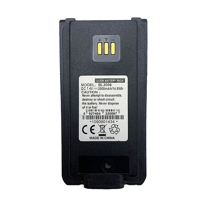 TOPRADIO BL2006 BL2008 BL2503 2000 мАч литий-ионный перезаряжаемый аккумулятор для PD700 PD780G PD700G PD780 портативный двухсторонний