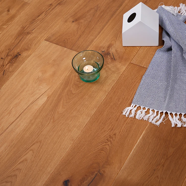 Three layer engineered flooring oak wooden flooring solid wood