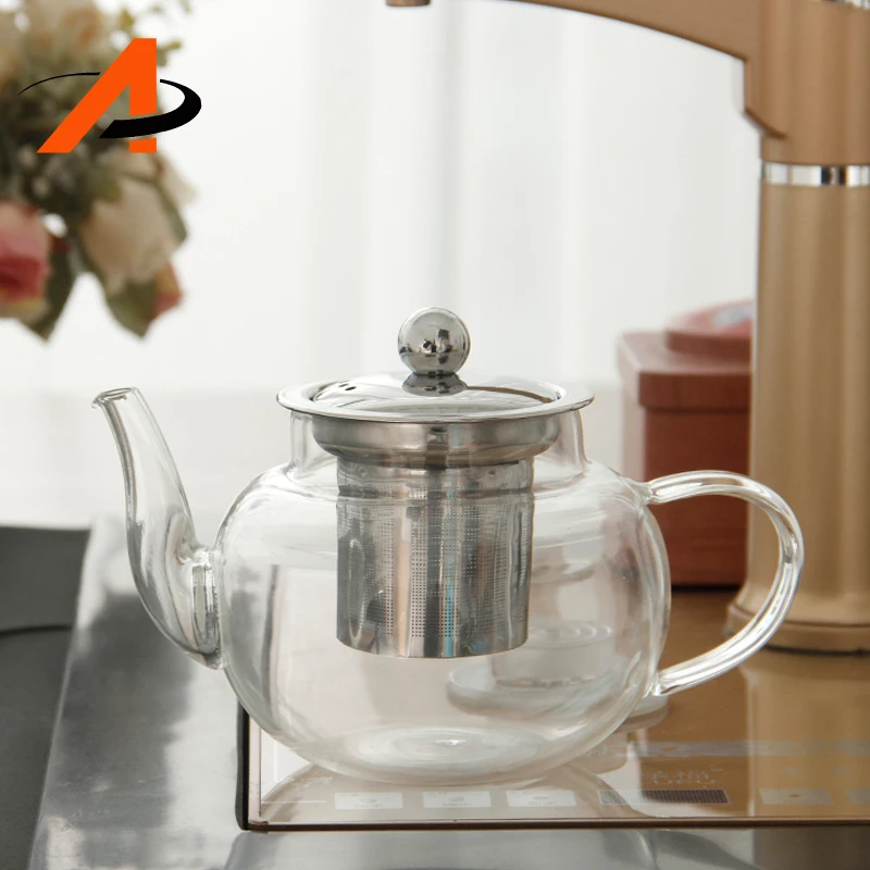 500ml Induction Cooker Use Electric Tea Kettle Pyrex Glass Kettle Glassware Clear Water Kettle