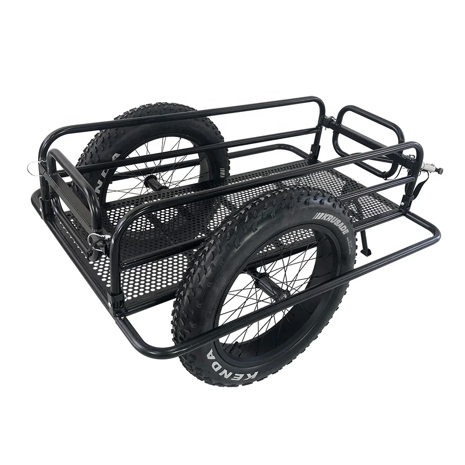 CEMOTO Hot ATV Electric Bike Motorcycle light weight Dump Box Trailer Farm Trailer 20 Inch Fat tire Cargo Trailer
