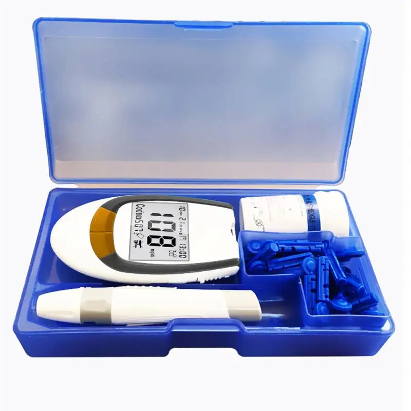 Digital Lcd Display Hospital Electronic Blood Glucose Meter Glucometro Non Invasive Glucometer Monitoring Device