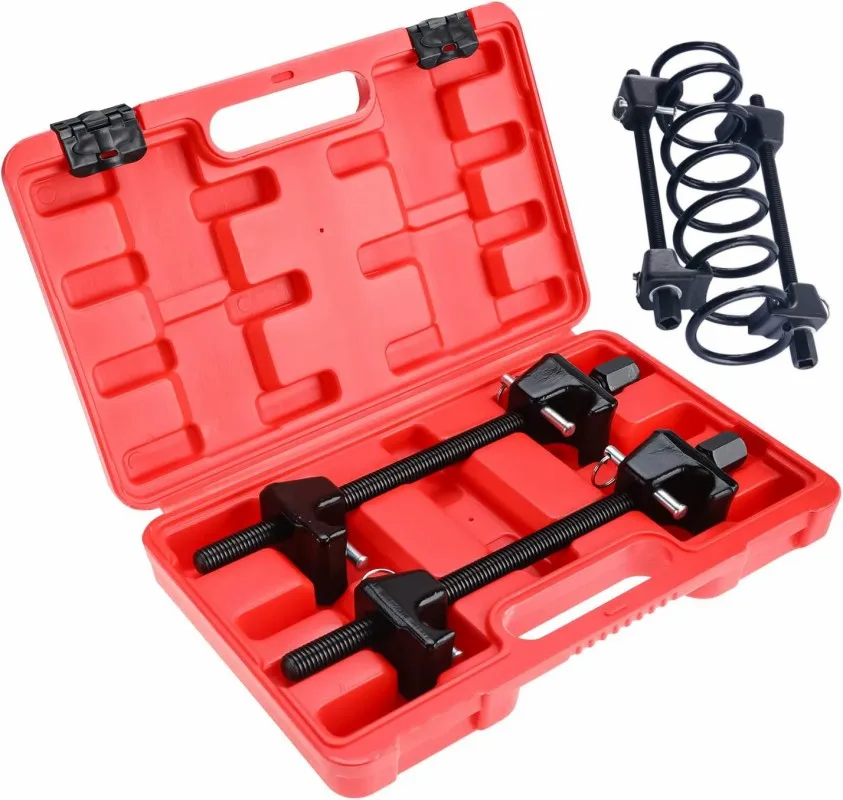 Shock Absorber 2 pieces Remover Coil Spring Compressor Tool With Lock Pins