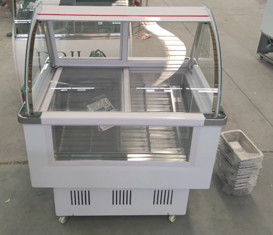 Hot sale  Ice Cream Display freezer  ice cream cake display freezer machine  display freezer gelato showcase