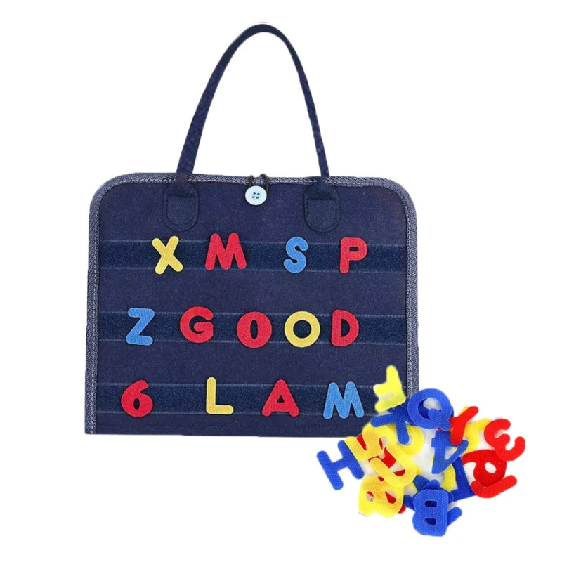 Early Childhood Education Toys Felt Education Dressing Learning Board Letters Detachable Children Busy Board