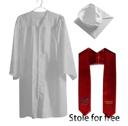 gold graduation gown black adult university ceremony classic graduation hat and gown School uniform Wholesale graduation gowns