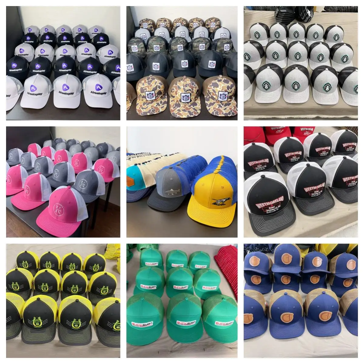 Оптовая продажа шляпа Gorras с вышивкой шляпы Richardson нашивками на 935 простые камуфляжные 112 шапки для Дальнобойщика