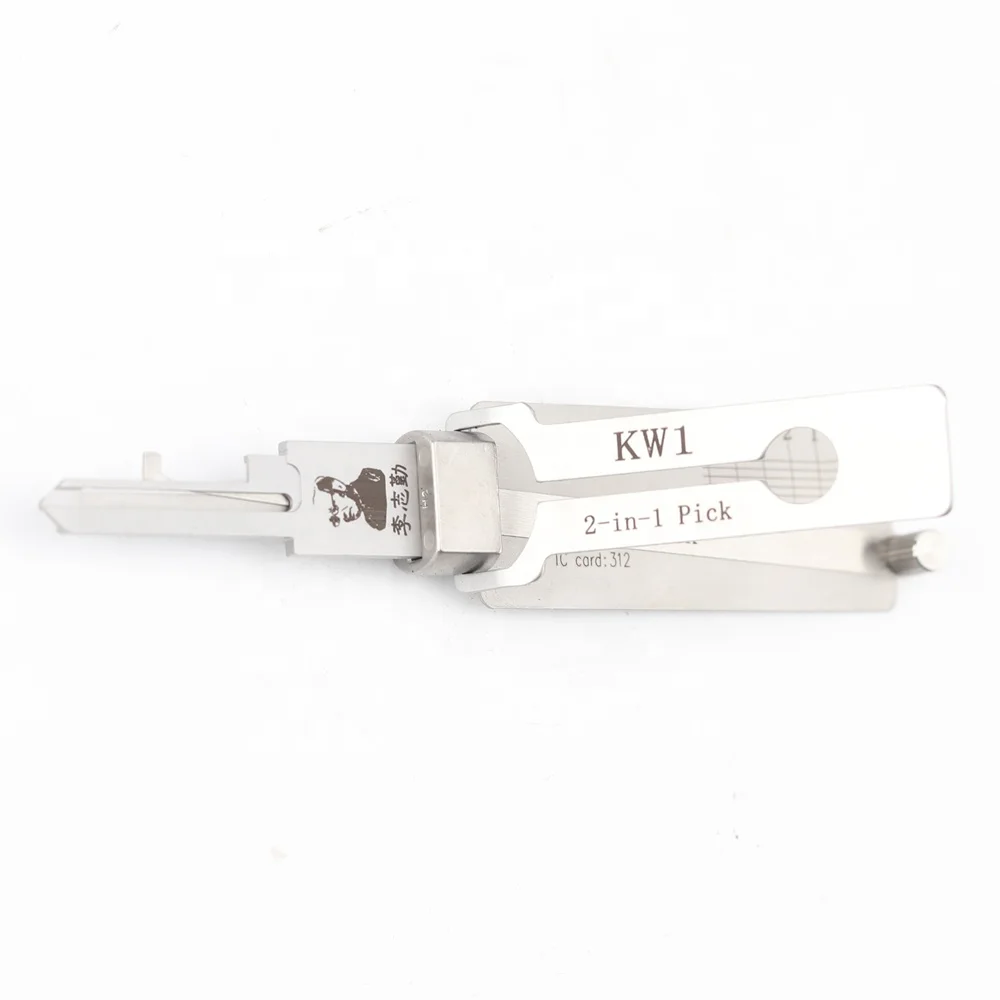 LISHI KW1 5 Pin Decode Civil Locksmith Tools Lockpicking apply to U.S. K-wikset House Door Locks Set LISHI KW1 2 in 1 Pick