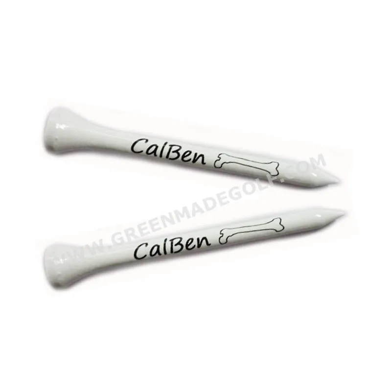 White Logo Printing wooden Golf Tees Easy Return Manufacturers Direct Golf Tees Wholesale Custom Printed tees