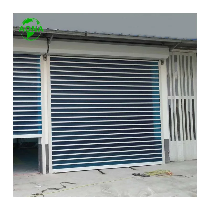 Automatic Practical Transparent PVC Roller Shutter Doors