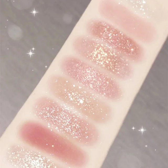 Akiaco professional  High Quality OEM Factory Beauty Makeup Glitter Eyeshadow Private Label Eyeshadow Palette