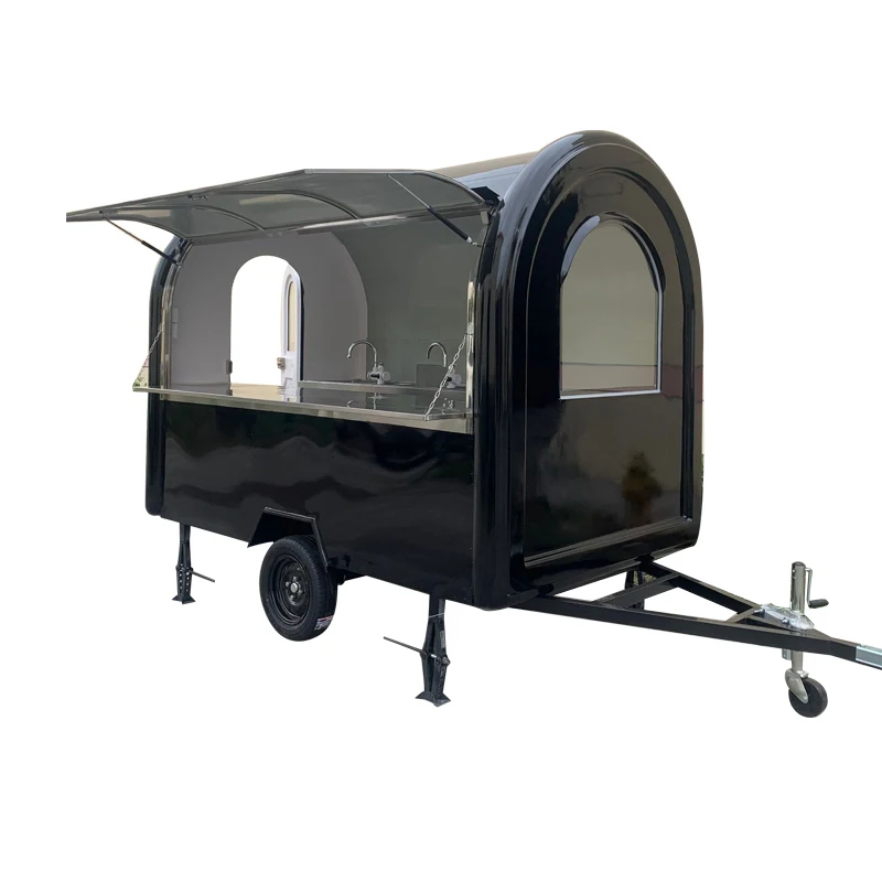 Высококачественный мобильный трейлер для кофе, фургон для мороженого, мобильная Кухонная Тележка, грузовой фургон для продажи еды