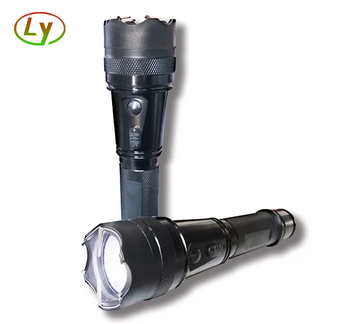 Waterproof Portable LED Camping Light Self-Defense Aluminum Alloy Flashlight Rechargeable USB Solar Panel Fishing Outdoor