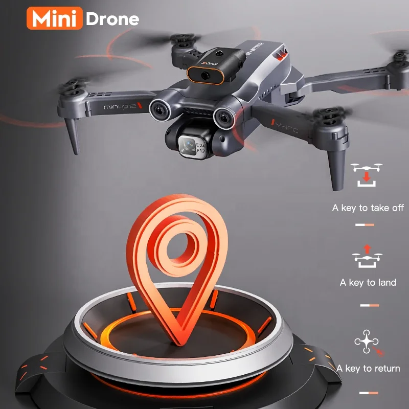 IQOEM E63 Dual Camera Obstacle Avoiding UAV 8K Remote Control Aerial Camera Four Axis Aircraft Glasses Long Range Aircraft