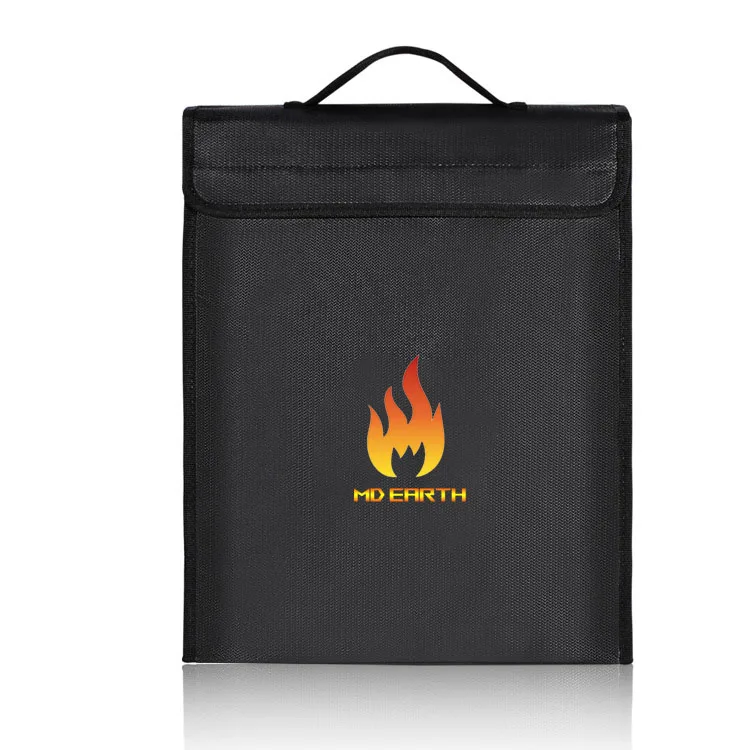 Cash Bank Cards Passport Valuables Organizer Holder Safe Storage Fireproof Money Document File Bag Pouch