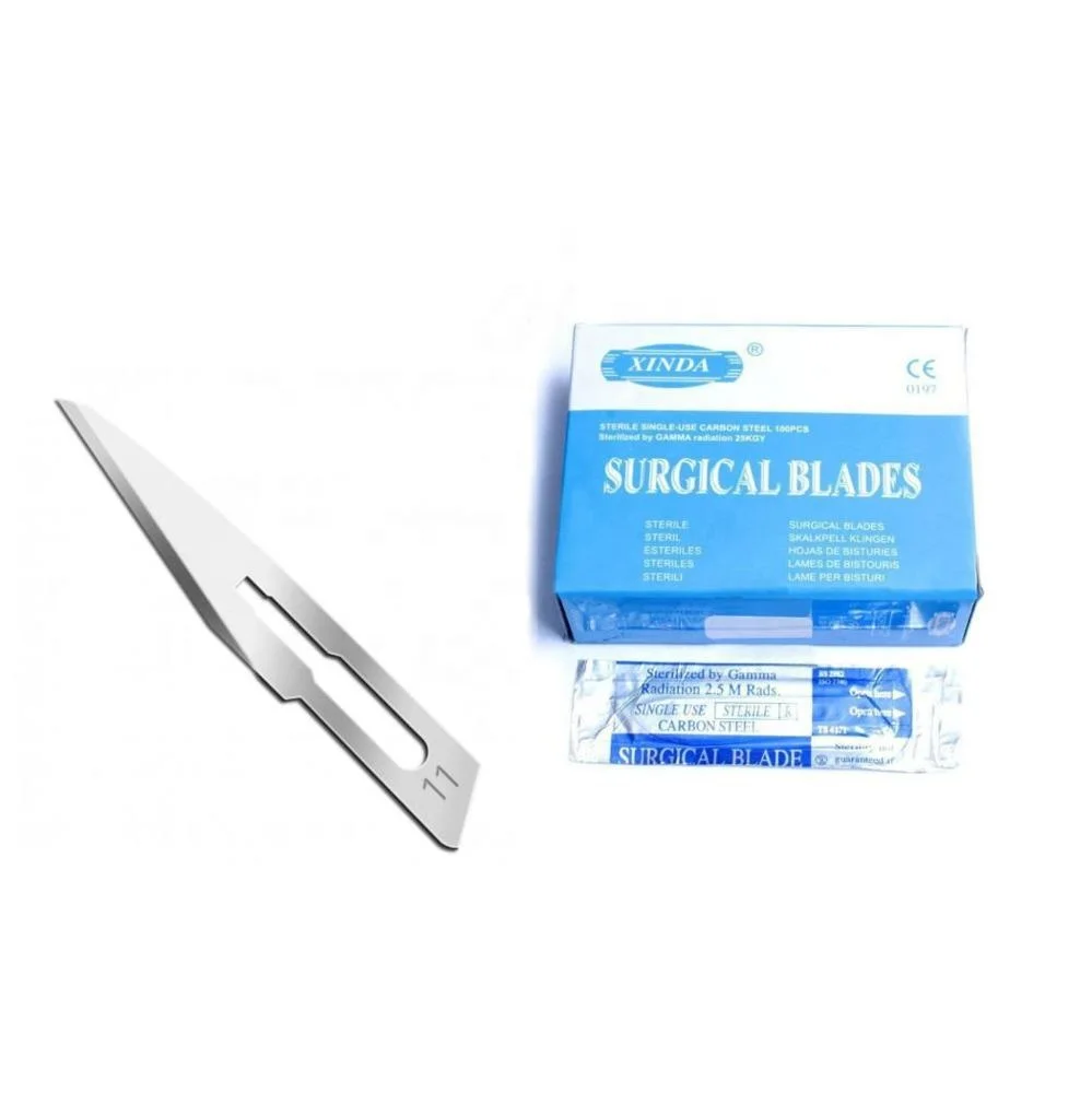 
Surgical Scalpel Blades #11, Sterile, Surgical Dental Veterinary Scalpel MGI-ORT-0167 