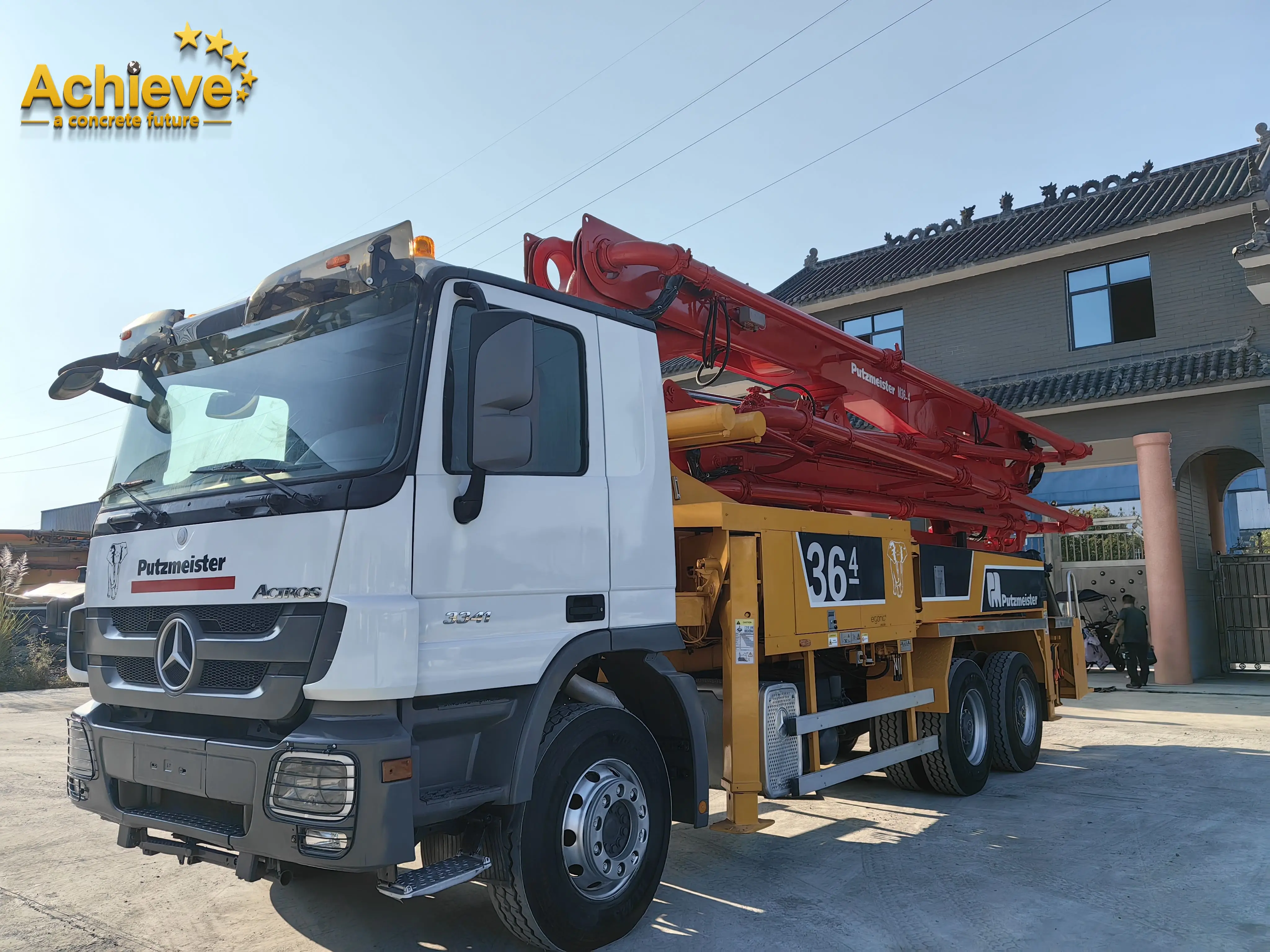 Бетононасосы Putzmeister 36 4 м 28 9 б/у для продажи новый материал M36-4Rz бетононасос грузовик
