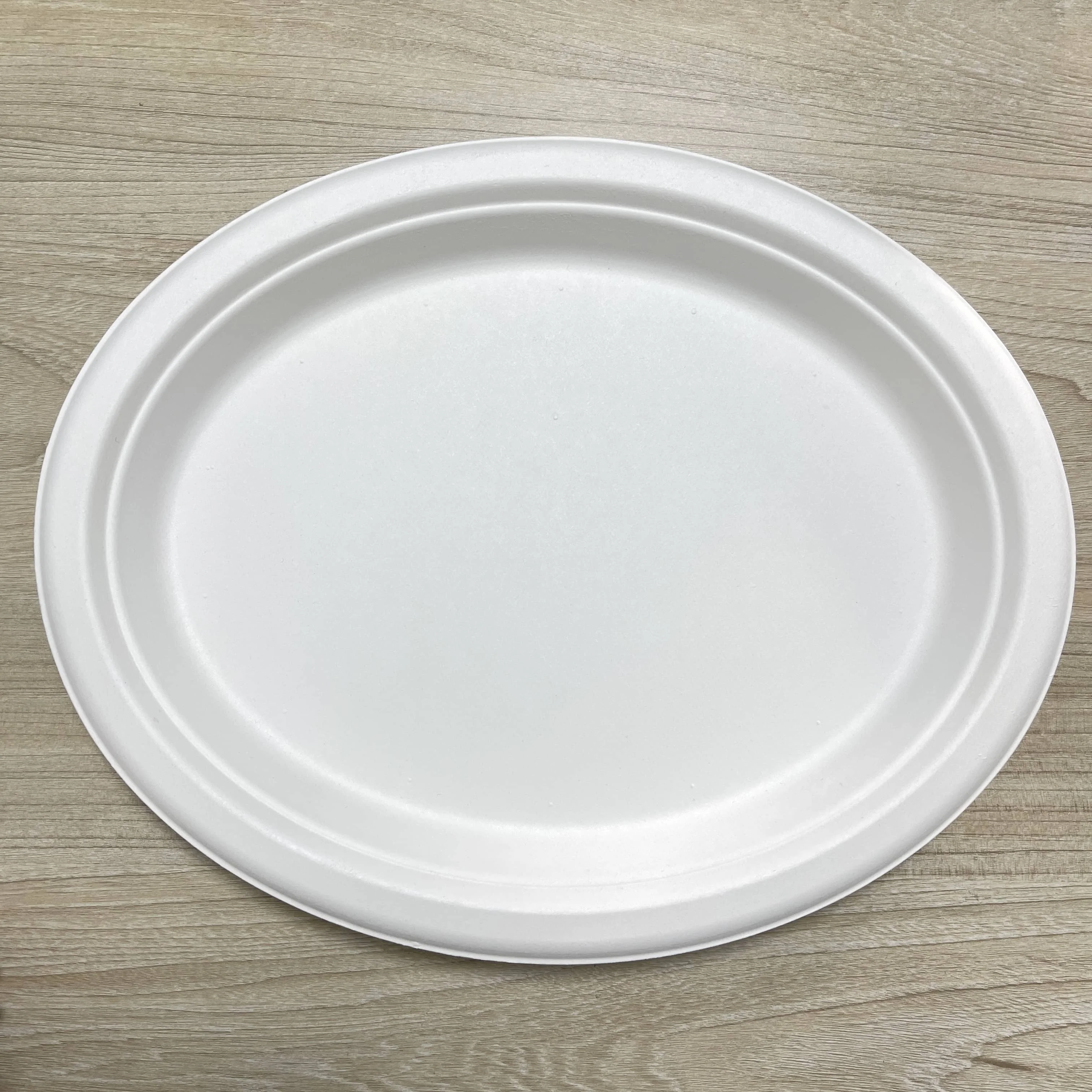 Modern Style Biodegradable Disposable Paper Plate for Restaurants and Parties Sustainable Eco-Friendly Design