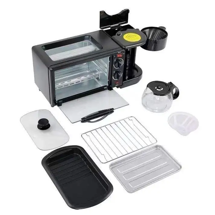 2024  New  Best seller  3 in 1 breakfast station microwave 3 in 1 breakfast station oven coffee maker and hot