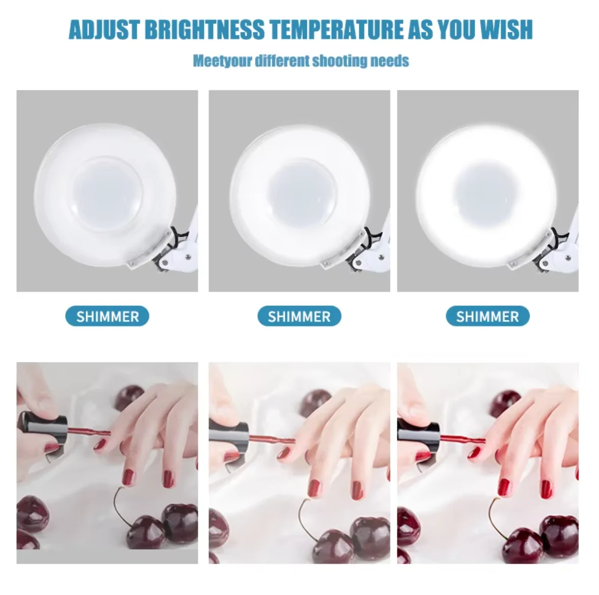 High Quality Adjustable 2 In 1 Portable Facial Steamer Beauty Salon Face Steamer Equipment Led Magnifying Lamp