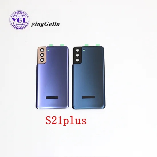 Battery Back Cover Door Housing with Camera Glass Lens for samsung s21 plus battery cover