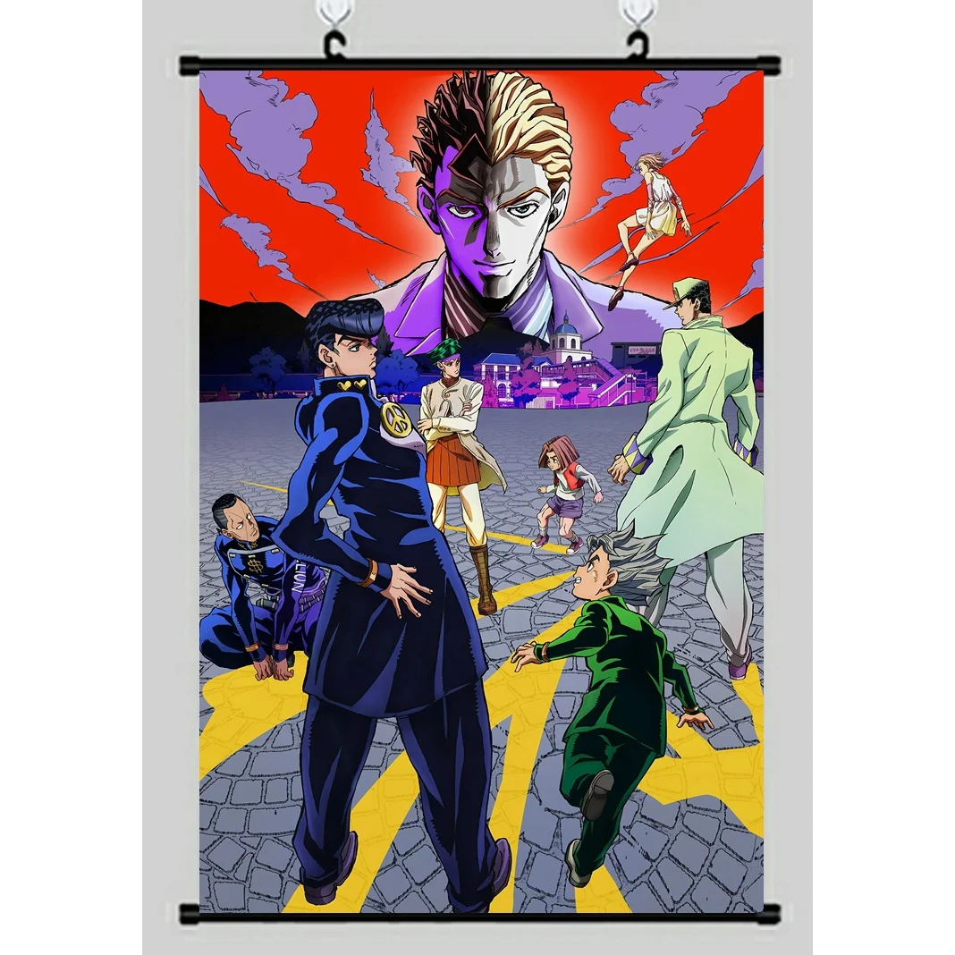 Японские Аниме-постеры JoJos по мотивам невероятных приключений Детские Картины классические настенные картины с покрытием для гостиной домашний декор