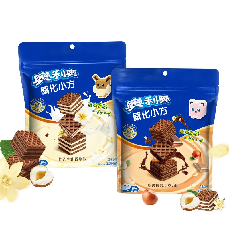 Wholesale ORE0 Biscuit Exotic Cookies 42g/100g Vanilla Milk Hazelnut Chocolate ORE0 Cookies
