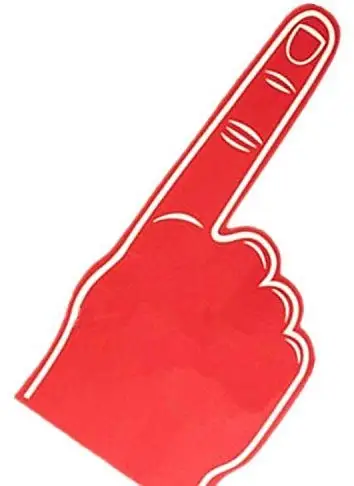 Hot Sale Cheap Proce Sports Game Cheering EVA Promotional Foam Finger