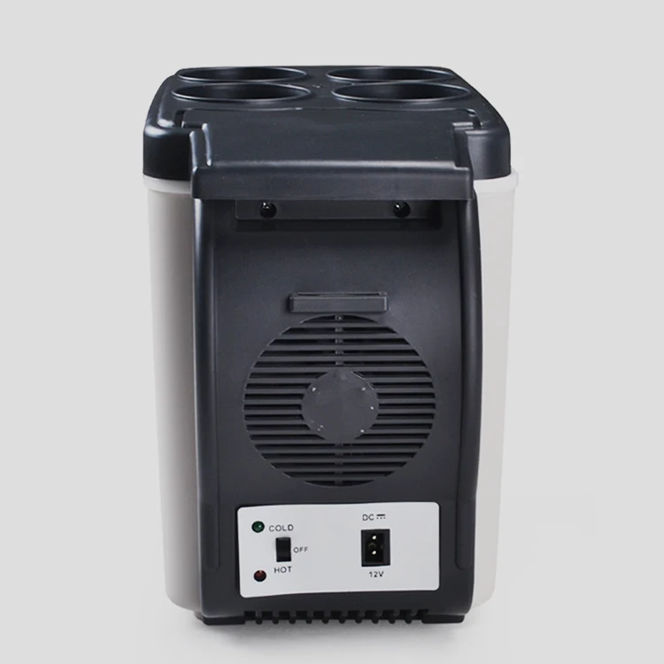 Portable Freezer Warmer Cooler Car Refrigerator 12V Mini Auto Cooler Box 6L