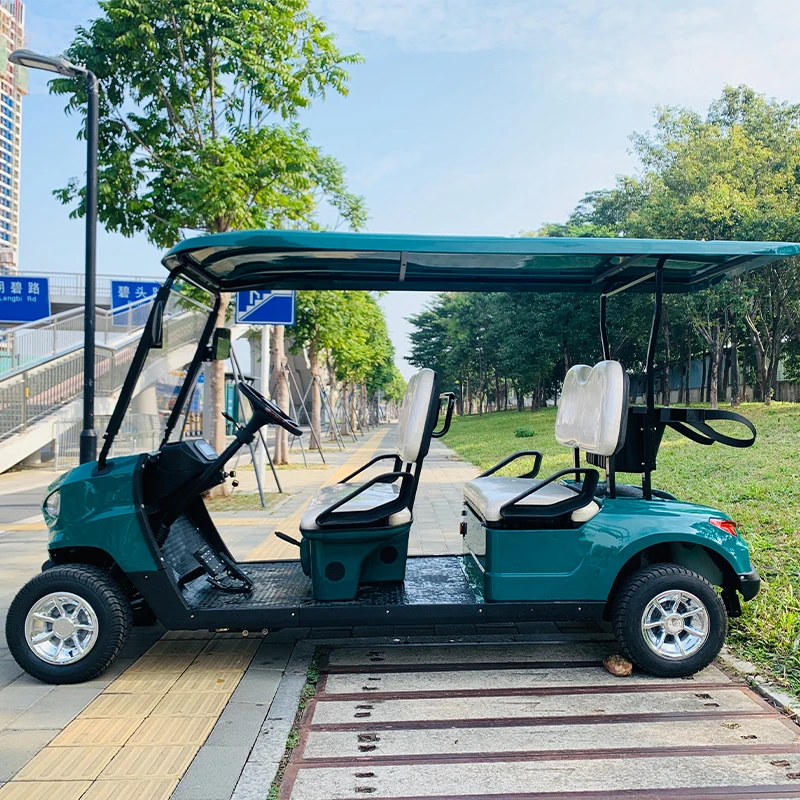 2022 Electric Golf Car Trolley Cart Mobile Cruiser Electric Scooter Sightseeing Car Scenic Spot 4 Seats