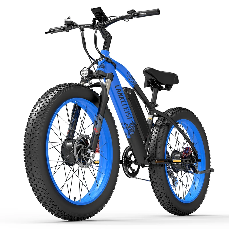 UK US EU Warehouse Lankeleisi MG740 plus E Bikes 2000W Dual Motor Electric Fat Bike 48V 20Ah Ebike