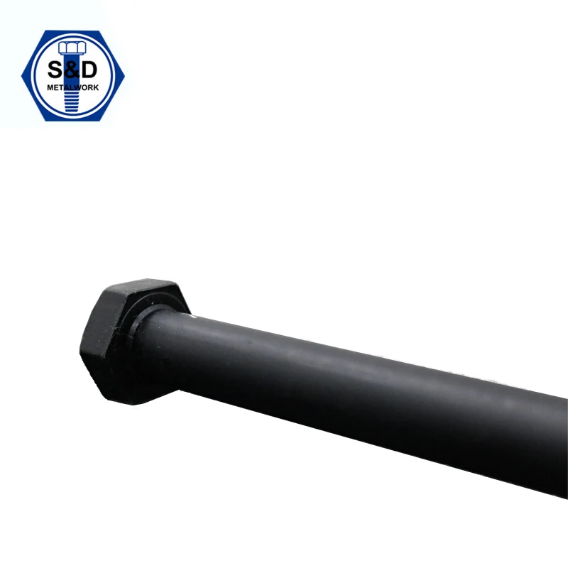 Nuts and bolts manufacturers din931-8.8 high strength bolts DIN931/DIN933